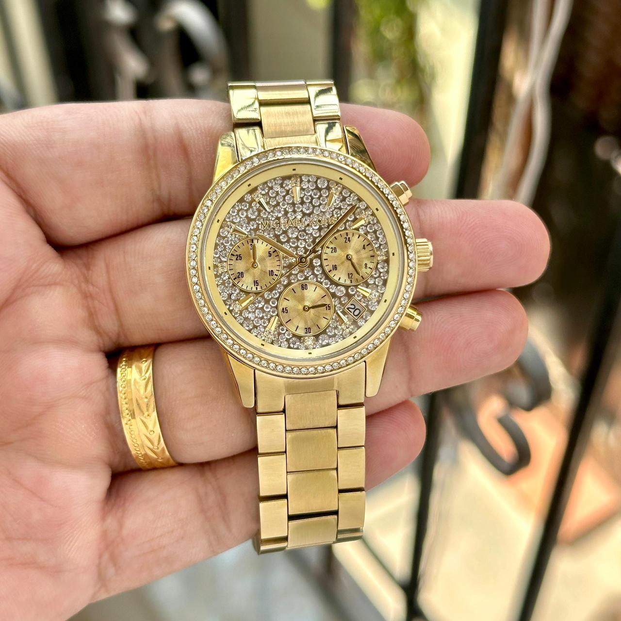 Michael Kors Gold Ritz Chronograph